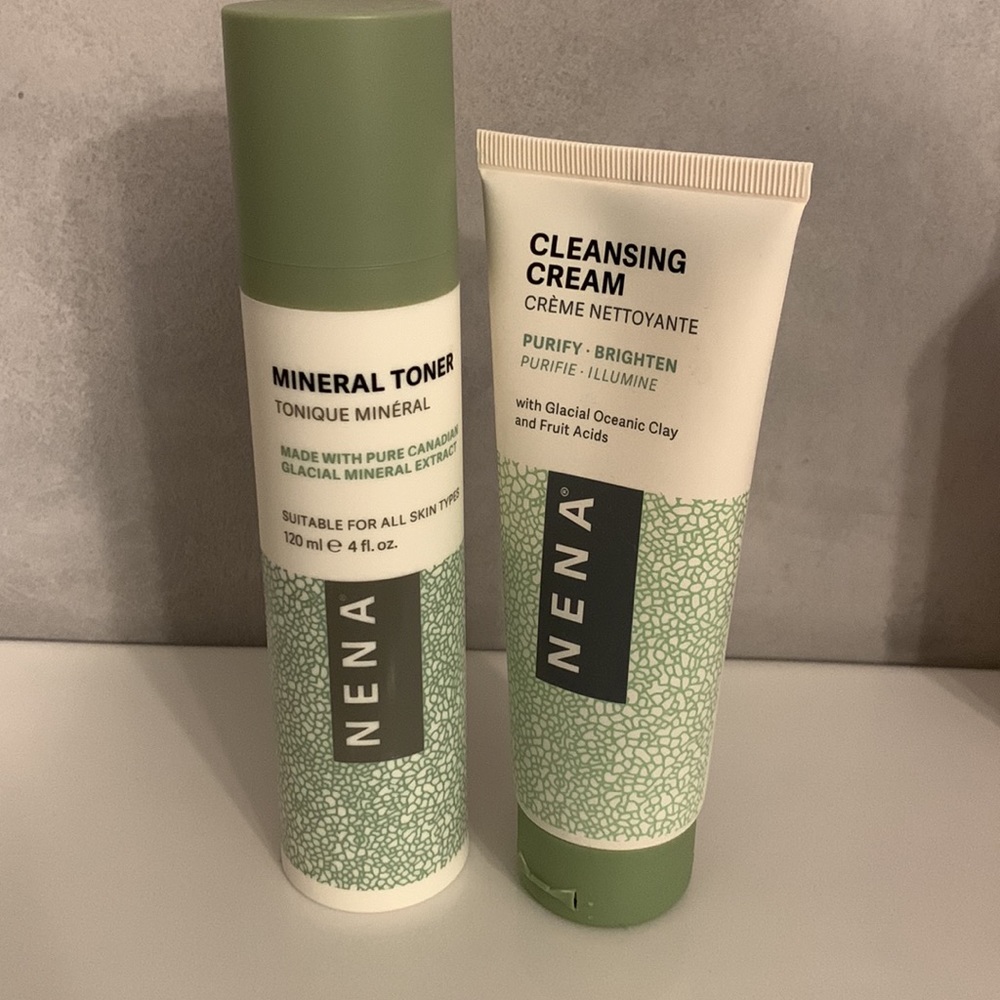 Nena Mineral Toner & Cleansing Cream Facial Wash
